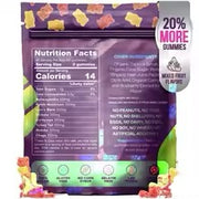 2 PACK Natural Mushroom Supplement Gummies